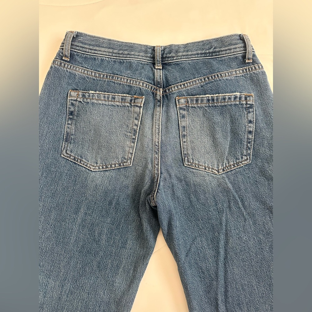 We The Free Blue Straight Leg Jeans - Picture 6 of 8